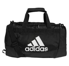 Adidas Defense 2 Medium Duffle Bag Black White shoulder Strap 5154877 MSRP  40