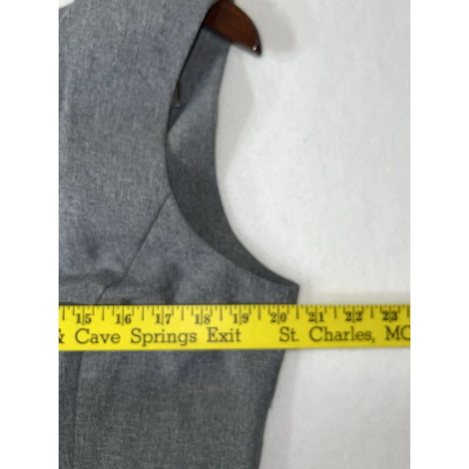 EVAN PICONE SUIT BLAZER JACKET WOMEN 14 BLACK  3 BUTTONS - Image 2 of 4