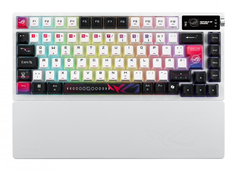 4085650 ASUS ASUS ROG Azoth X Gaming-Tastatur - Tastatur - QWERTZ (90MP044F-BKDA