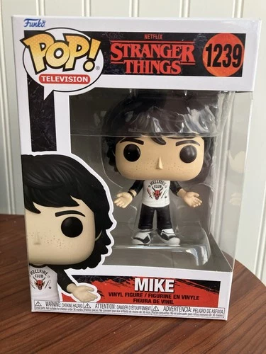Funko Pop! Vinyl: Stranger Things - Mike Wheeler #1239 (BOX DAMAGE Back of box)