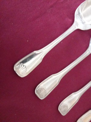 12 cuilleres de table metal argente orfevre frionnet francois