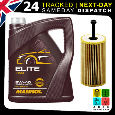 SERVICE KIT FOR CITROEN BERLINGO C2 XSARA PEUGEOT 206 306 307 5W-40 OIL & FILTER