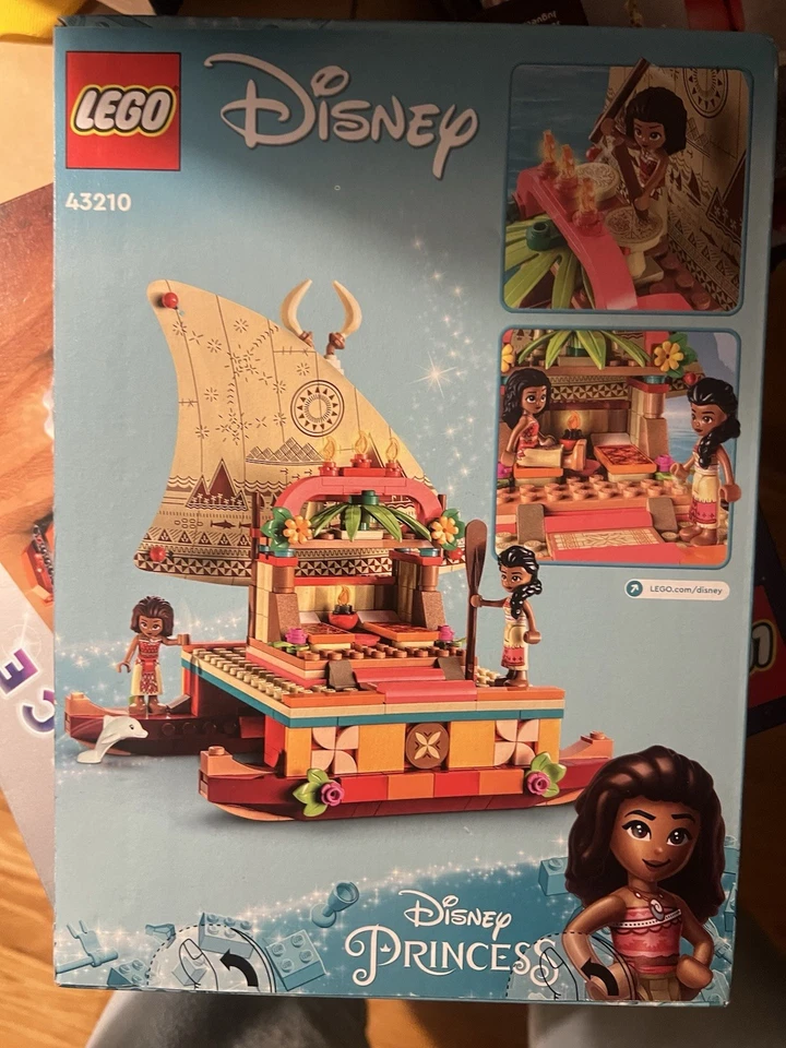 LEGO Disney: Moana's Wayfinding Boat (43210) - New Sealed - Image 2 of 2