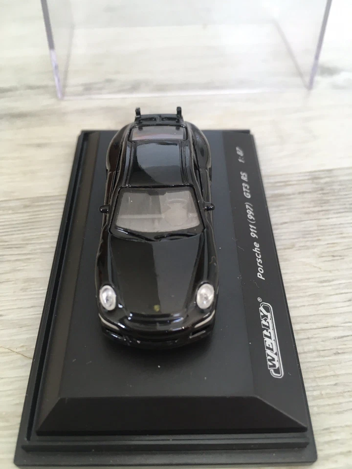 Porsche 911 Type 997 GT3 RS au 1/87 eme Welly en Boîte - Photo 3/4