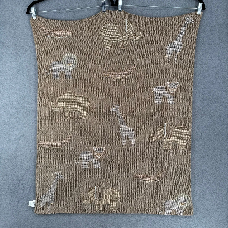 Детское одеяло Viverano Savannah Safari 3D жаккардовое унисекс из органического хлопка один размер - Изображение 3 из 4