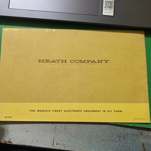 1961 Vintage Heathkit IN-11 Decade Resistance Kit Assembly Manual