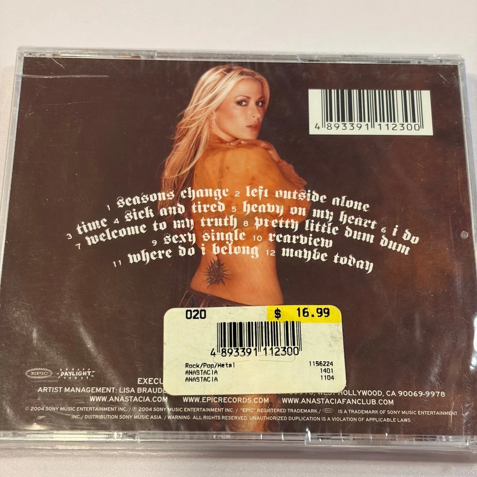 Anastacia - Anastacia CD 2004 Import Rock Pop Epic Records Foto 2 de 3