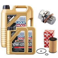 MotoröL Filter Set 10W-40 Liqui Moly 7 Liter + Schraube FüR Mercedes E-Klasse