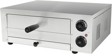12" Electric Pizza Oven,Stainless Steel Countertop Pizza Oven with Temperature a