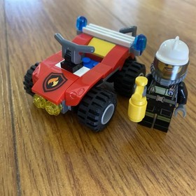 LEGO CITY 60105 Fire Atv 100% Complete In Like New Condition W/ Instructions