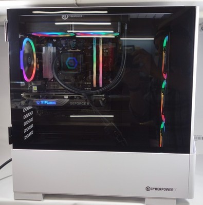 CyberPowerPC SLC9000BST Ryzen 7 7800X3D RTX 4070 SUPER 32GB 2TB W11