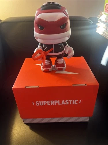 8" OFF RED - Shudog X Superplastic Soft Vinyl Collectible Brand New Sealed