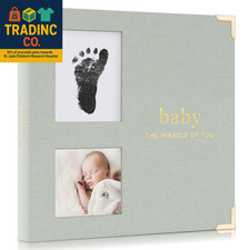 Keepsake Baby Memory Book for Boys and Girls   Timeless First 5 Year Baby Book w