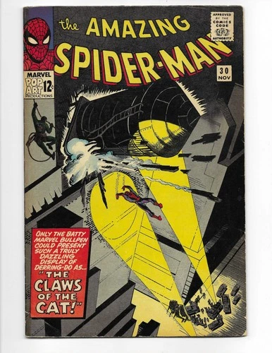 Amazing Spider-Man 30 1965 Marvel Comics VG+ 4.5 Liz Allan 1st Cat Burglar