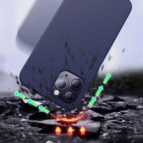 Joyroom Color Series ochronne etui do iPhone 12 Pro Max czarny (JR-BP800) - Zdjęcie 7 z 11