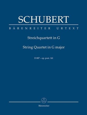 String Quartet in G major Op.post.161 D 887 (Study Score) String Quartet Instrum