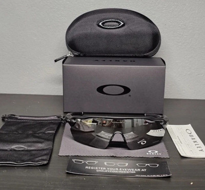 New Oakley Radar EV Path Sunglasses Prizm Matte Black Silver Lens OO9208