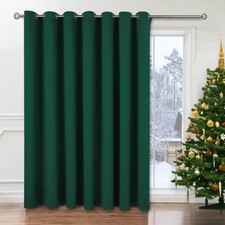 Sliding Door Curtain 100 X 84 Inches, Wide Thermal Blackout Curtains Room Dar...