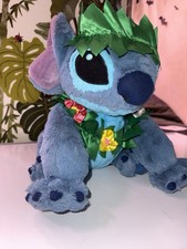 Disney Store Stitch Plush- Hawaiian-15"
