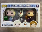 Funko Pop! Elsa Olaf Anna Frozen II Barnes & Noble Exclusive 3-Pack Figures A01