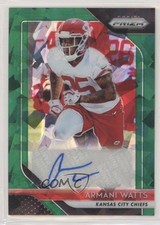 2018 Panini Prizm Rookie Green Crystals 63/75 Armani Watts #RA-AW Auto n1u