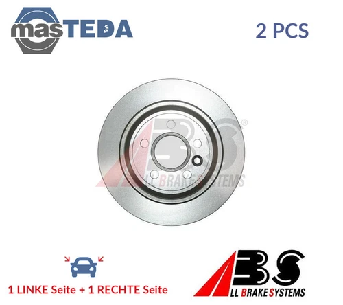 17742 JUEGO DISCOS FRENO TRASERO ABS 2PCS NUEVO CALIDAD OE-