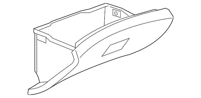 Panel de instrumentos genuino GM Jet negro compartimento inferior puerta 95051966 Foto 3 de 4