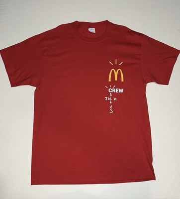 Travis Scott x McDonald's Crew Shirt S– L | Cactus Jack Employee