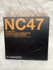 MAC Studio Fix Powder Plus Foundation NC47 Full Size 0.52oz / 15g Authentic NIB