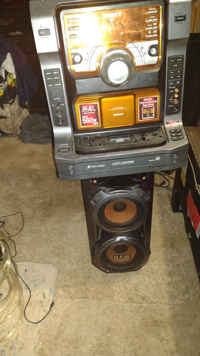 Sony LBT-ZX66i Muteki Hi-Fi Music System 560W w/ Speakers | eBay