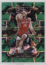2024 Panini Select WNBA Concourse Green Ice Prizm Brittney Sykes #3 6k2