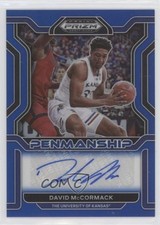 2022 Prizm Draft Picks College Penmanship Blue 54/149 David McCormack Auto 6l7