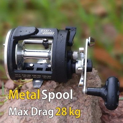 NEW Trolling Fishing Reel Saltwater Right Hand Sea Bait Casting Fishing Reels