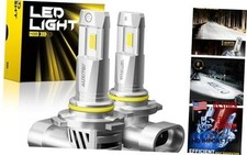 9005 HB3 Bulbs - 40000LM 1000 Brighter 6500K Cool White Light 9005/HB3