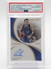 LUKA DONCIC 2018-19 IMMACULATE MOMENTS AUTO /99 #IM-LDC4 PSA AUTH Q0852