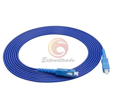 120m SC UPC Fiber Optic Patch Cord Anti rat Armored SM Single Core 9/125 Cable #