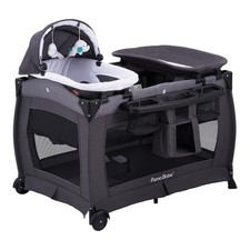 Pamo Babe Portable Playpen Foldable Playard Baby Toddler Mattress Changing Table