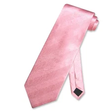 Antonio Ricci 100% SILK NeckTie Coral PINK Jacquard Tone on Tone Mens Neck Tie