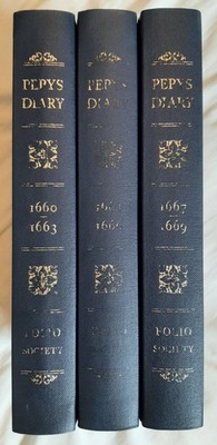 Pepys's Diary Volumes l, ll & lll - Selected and Edited by Robert Latham.