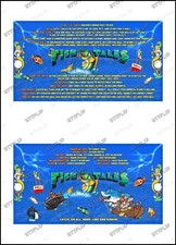Williams Fish Tales 1992 Cartes Instructions Flipper Custom Pinball V2