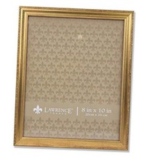  Classic Bead Picture 8x10 Frame Gold
