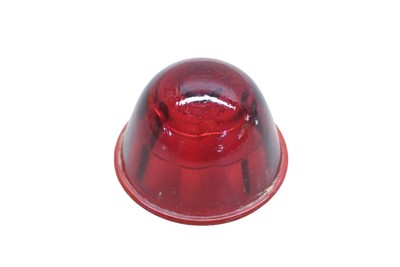 Arrow BL25 Red Glass Taillight 2-7/16'' x 1/1/2'' Beehive Lens NOS
