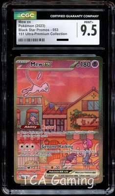 CGC 9.5 MINT+ Mew Ex SVP053 ALTERNATE ART HOLO 151 UPC PROMO