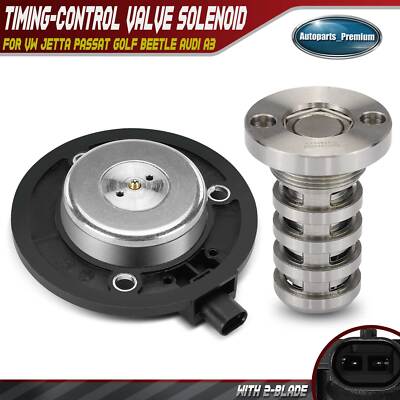2x Variable Valve Timing Solenoid & Camshaft Adjuster Magnet for VW Jetta Passat