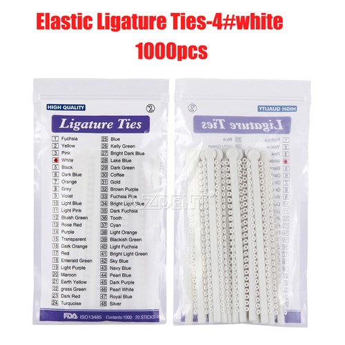 Dental Orthodontic Elastics Chain latex Elastic Ligature Ties Bands for Brackets - Picture 68 of 90