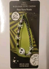 Disney The Nightmare B4 Christmas Phone Charm Wristlet Bone Daddy custom beads