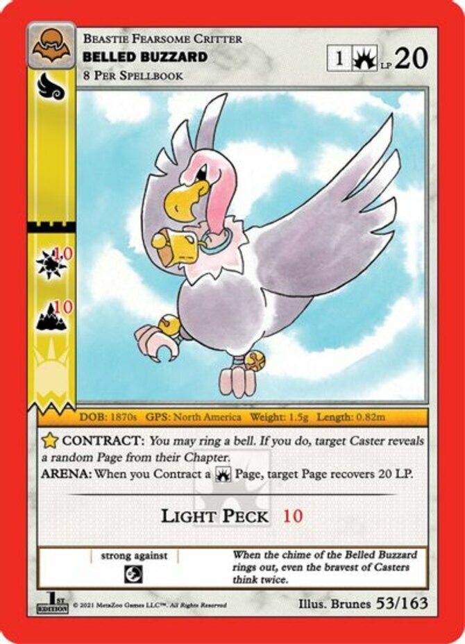 Belled Buzzard 53/163 - 1st Edition NM Nightfall | eBay