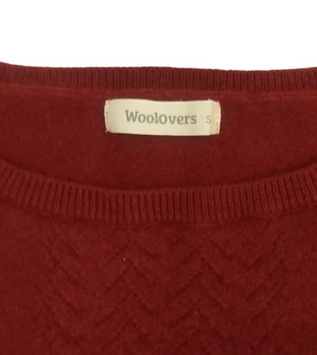 Woolovers extrafeiner Merinowolle Pullover Pulli - rot - Größe S - Bild 3 von 6