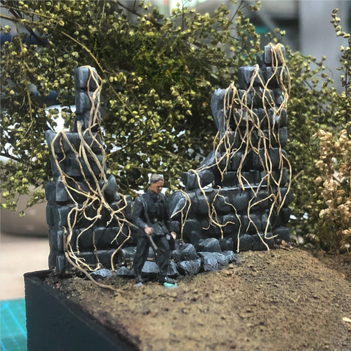 Miniatures Trees Root HO/OO Scale Withered Vine Plants Sand Table Scenery Model - Picture 4 of 8