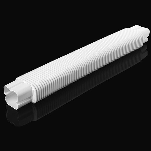 White Coupling End Cap Cover PVC Wall Entry Mouth Wall Cap PVC Trunking - Picture 17 of 21